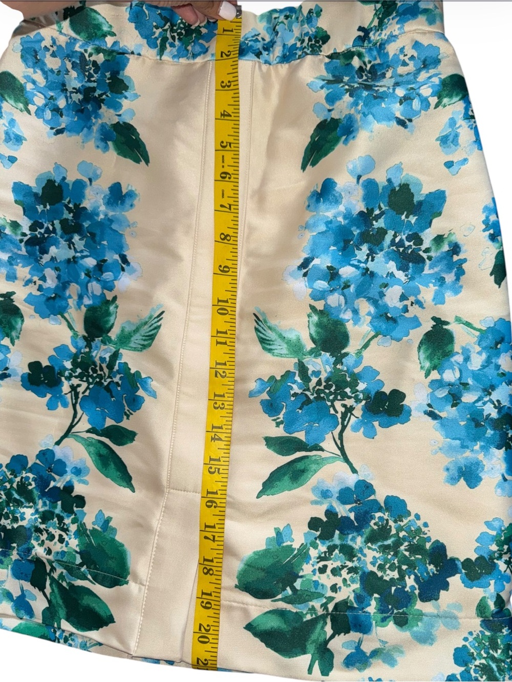 Tuckernuck Hydrangea Floral Matching Set Puff Sleeve Top & Mini Skirt Sz Medium - Picture 12 of 17